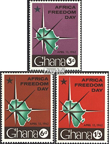 Prophila Collection Ghana Michel.-No..: 118-120 (Completa Edizione) 1962 Giorno Il African. libertà (Francobolli per i Collezionisti)