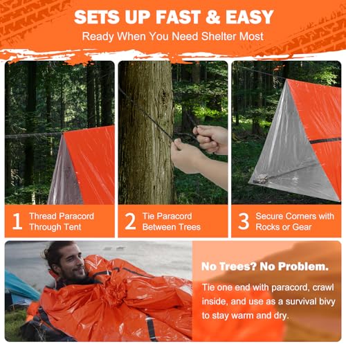 Life Emergency Mylar Survival Tent