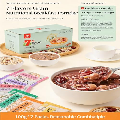 Bouillie multigrains 7 saveurs pour petit-déjeuner nutritif de 700g - 6