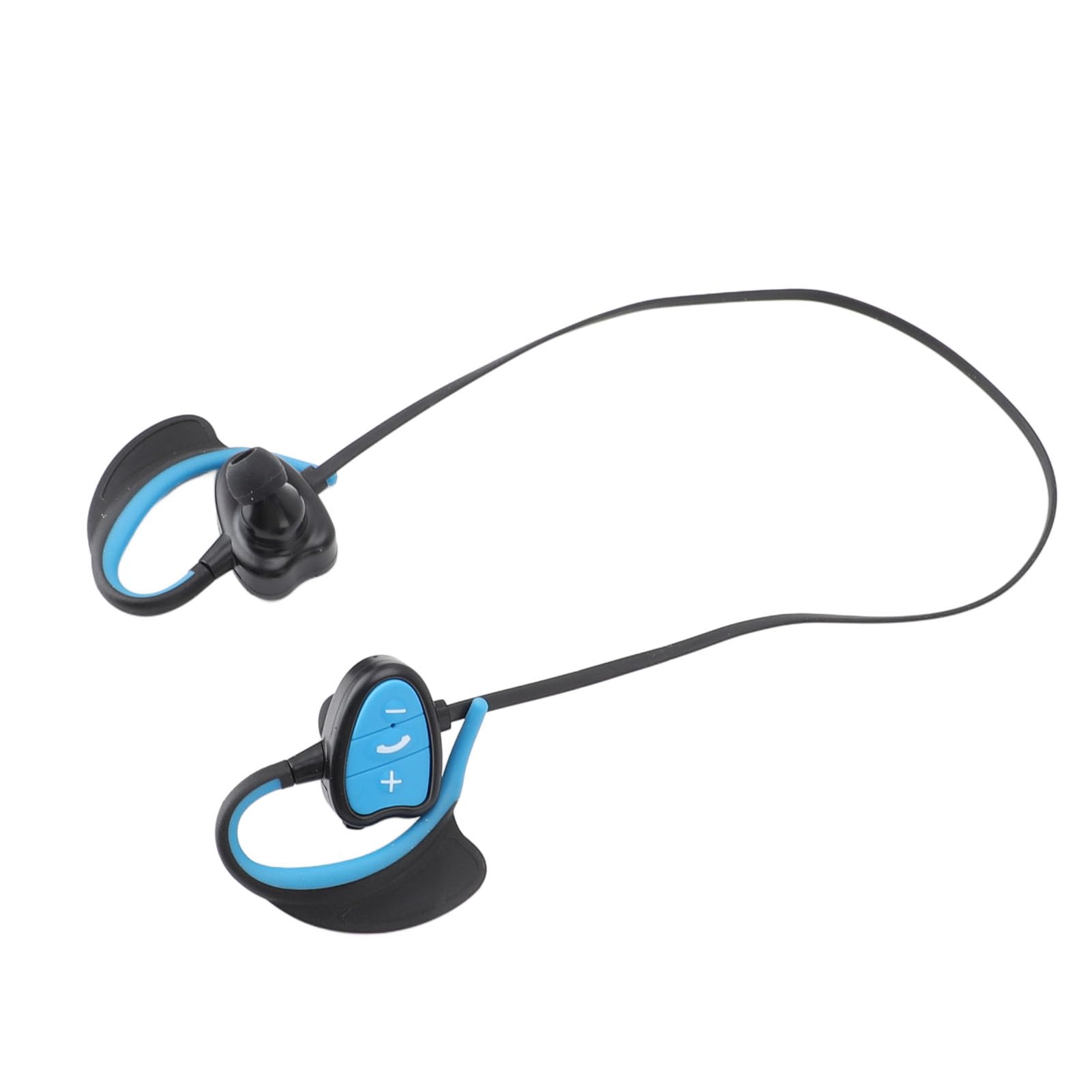 Swimming Headphones Underwater, IPX8 Water Proof Bluetooth 5.0 Noise Reduction Sports Headphones, Support Intelligent Voice Prompts, for Swimming Running Cycling (Blue)