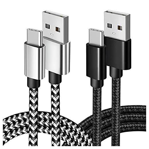 USB Type C Charger Cable 2pack 6ft Fast Quick Charging Cords for Tablets Samsung Tab A 10.1(2019),10.5(2018),A7 10.4(2020),Tab S6/Lite S4 S3;Kindle Fire HD 10(9th),8(10th);Phones Galaxy A51 S9 S10E