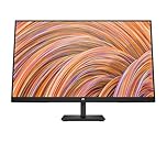 HP 27 Inch FHD Monitor | Full HD IPS LCD | 75hz Refresh Rate | 250 Nits Brightness | 1000:1 Contrast Ratio | AMD FreeSync | Adjustable Tilt | 1 HDMI 1.4, 1 DisplayPort 1.2, 1 VGA | Black | V27i G5