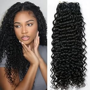 Curly Crochet Human Hair Knotless P...