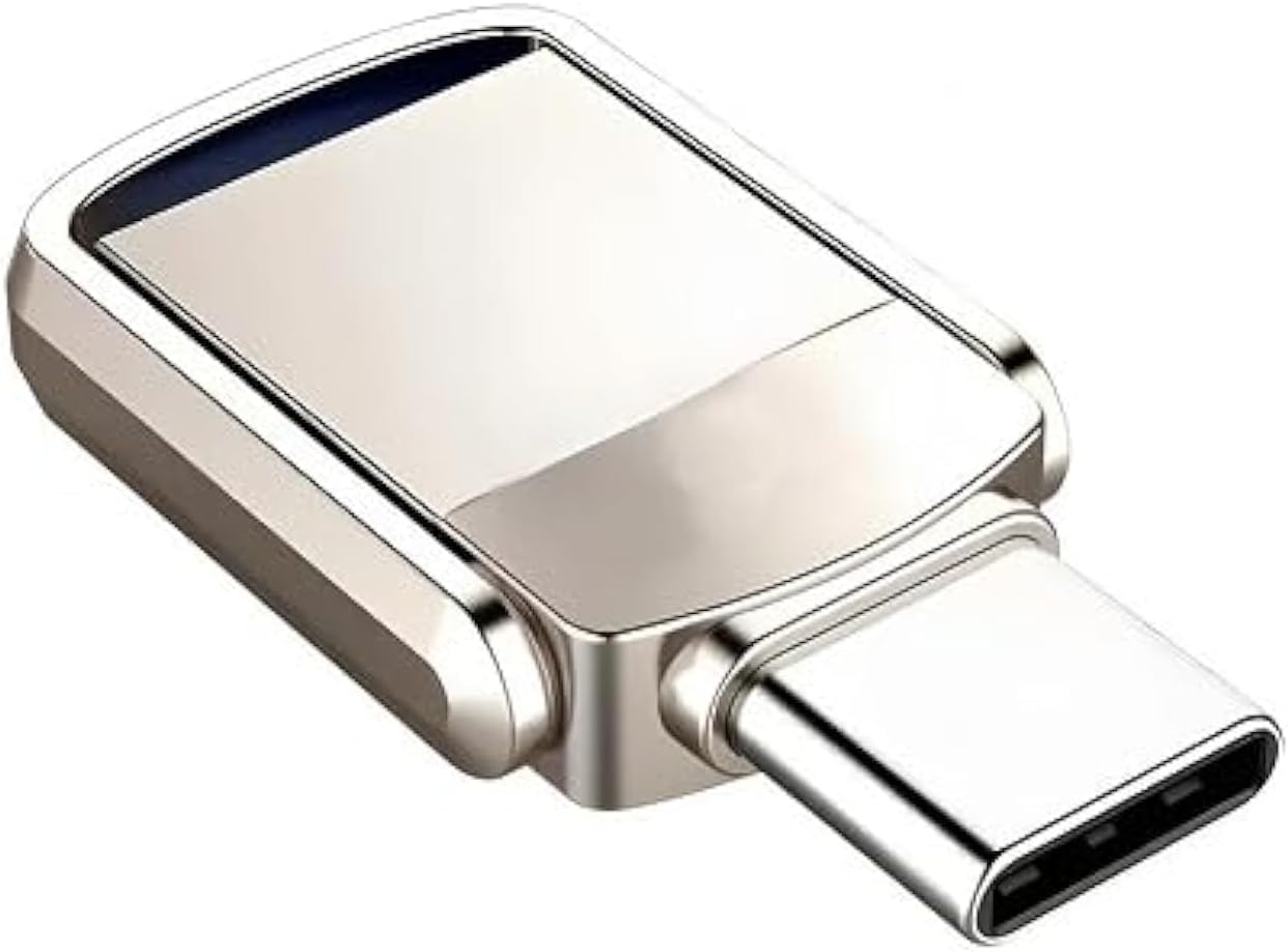 2TB USB Flash Drive 2TB USB 2.0 and Type-c 2 in 1 Disk Pen Drive Metal Flash Disk (2TB)