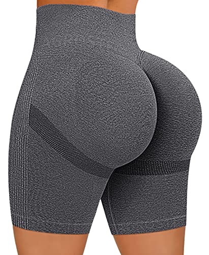 A AGROSTE Butt Lifting Shorts for Women High Waist Scrunch Yoga Biker Shorts Workout Seamless Booty Shorts TIK Tok Leggings