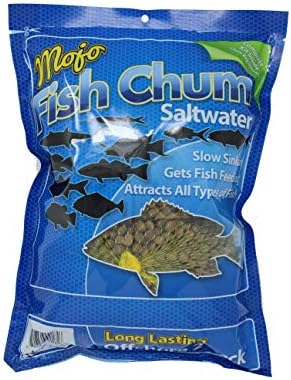 Fish Chum Mojo Dry Offshore Saltwater Fish Chum Aquatic Nutrition 2 lb, Brown, Medium Pellet (Mojodry2)