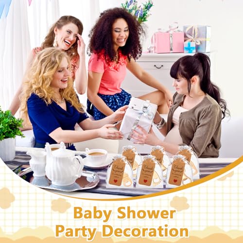 Qonmpcvu 23-1 24 Pcs Poppin Bottles Baby Shower Favor, Footprint Bottle Opener Keychain, Baby Carriage Bottle Opener,Baby Bottle Opener With Cards For Baby Shower Favors For Guest Souvenirs Return Gifts thumb #5