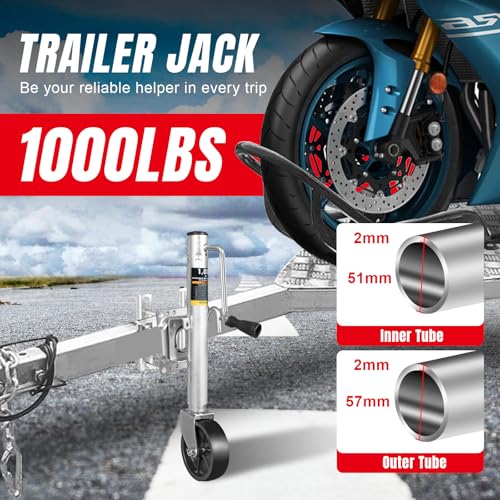 Torin 1000 lbs Swivel Trailer Jack