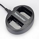 Newmowa Dual USB Charger for Canon LP-E6, LP-E6N and Canon EOS 5DS R, EOS 5DS, EOS 5D Mark IV, EOS 5D Mark III, EOS 5D Mark II, EOS 6D, EOS 7D, EOS 7D Mark II, EOS 60D, EOS 60Da, EOS 70D,EOS 80D,XC10