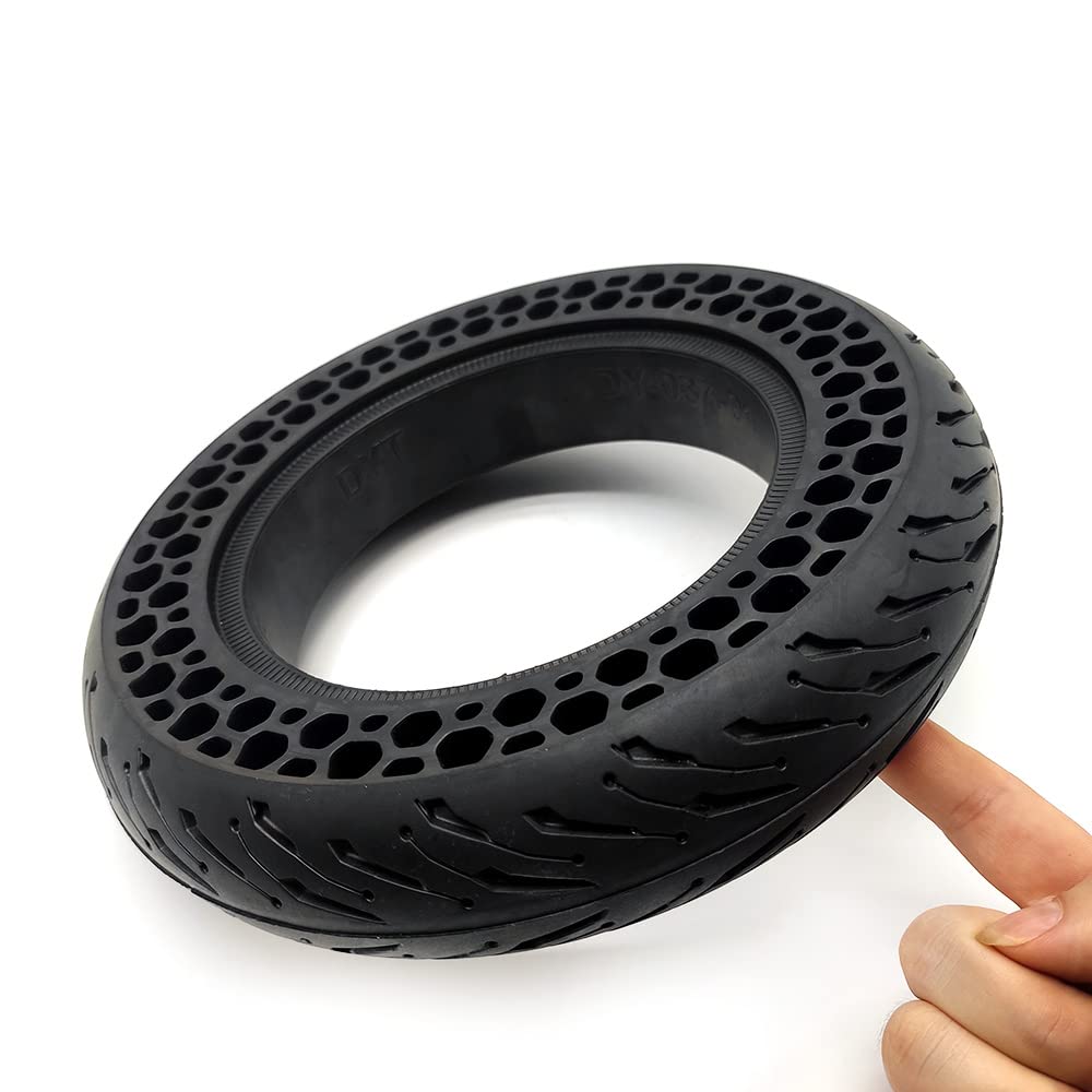 Pneu Trotinette Electrique,Roue de Trottinette éle 10 pouces 10x2,125 pneu solide 10 * 2.125F Pneumatique anti-nid d'abeille for scooter à équilibrage électrique intelligent