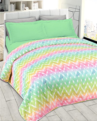 GoldenHome COPRILETTO Trapuntato in Microfibra