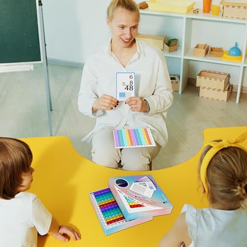 Image of Multiplication Flash Cards 3rd Grade with Multiplication Chart - Times Table Flash Cards Math Game Multiplication flashcards 0-12