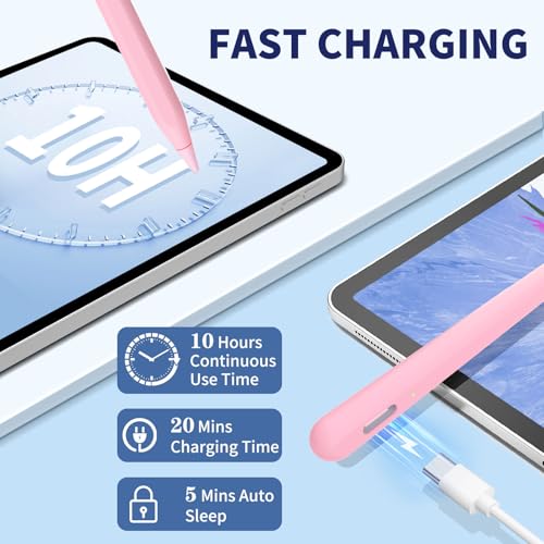 iPad Pencil for 9th & 10th Generation, Fast Charge Stylus Pen for (PK) - image 4