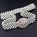 yanni Damen Brautschmuck Kunstperlen Stretch Taillengürtel Kette mit Strass Schnalle Hochzeitskleid Gewand Dekorativer Schmuck Kummerbunds