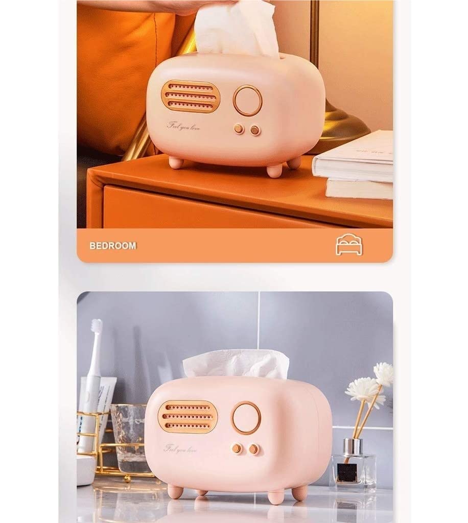 Porta Fazzoletti Per Bagno Ufficio Bella Scatola Di Fazzoletti Multifunzione Porta Creativi Per La Casa Portatovaglioli Per Camera Da Letto Del Bagno O Il Soggiorno L'ufficio Decorativa(Pink)