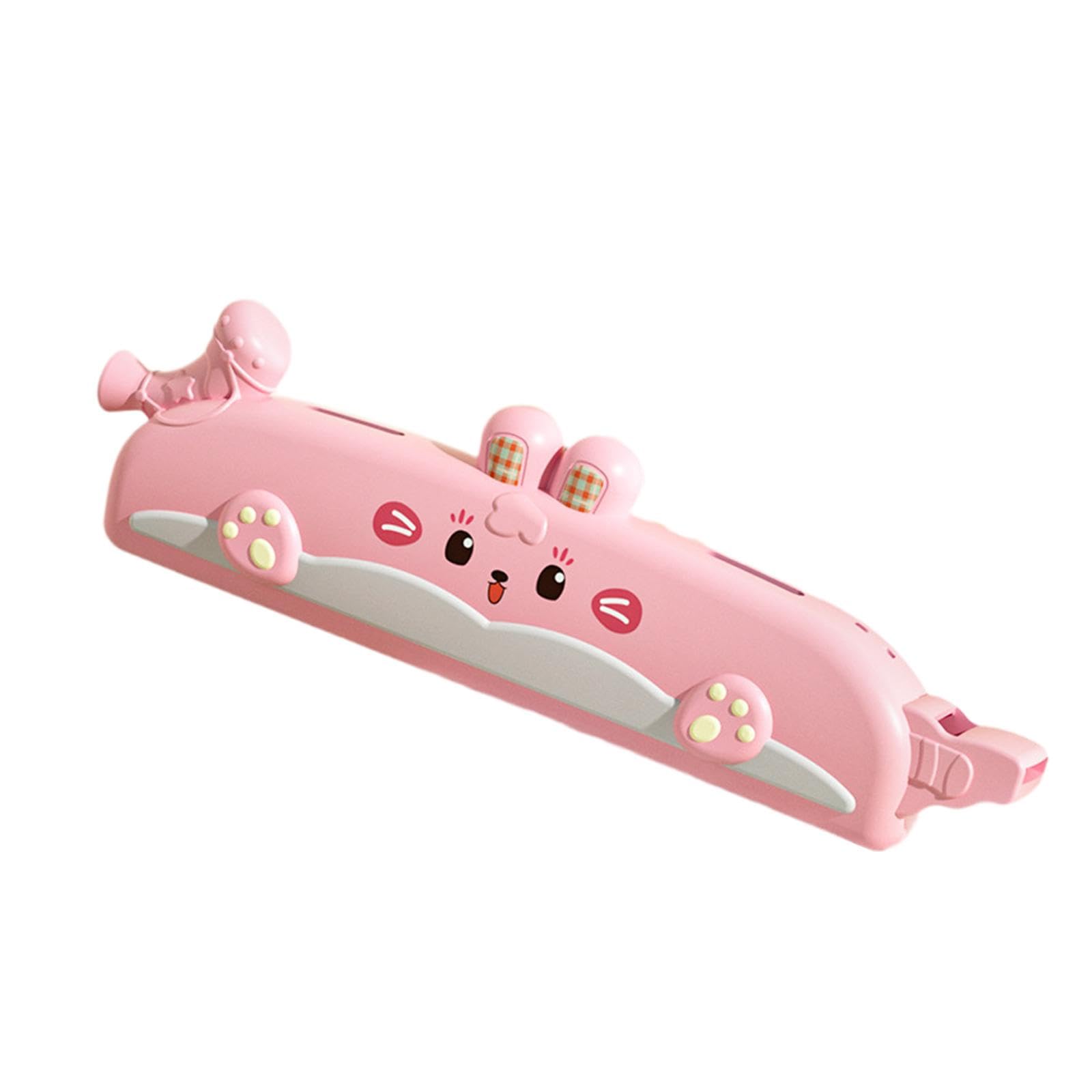 Gralara Harmonica 32 Trous, Instrument de Musique Jouet, Sifflet Compact, Trompette, Harmonica 3 En 1 pour Jeux, Activités, Scène, Salle de Classe, Rose
