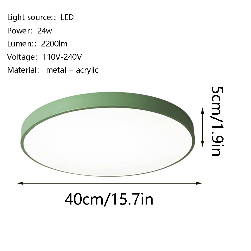 Plafon de Techo Moderna Paneles de Luz Creativos Y Coloridos Ultrafinos Y Planos Ideales para Lavandería Escaleras Sótanos Y Armarios