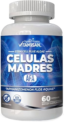 Miniatura 9 de VITAMISAN 4 Celulas Madres Stemcells Celula AFA Blue Green Algae - Aphanizomenon Flos-aquae -Anti-Envejecimiento 240 Cápsulas Nuevo sin OMG