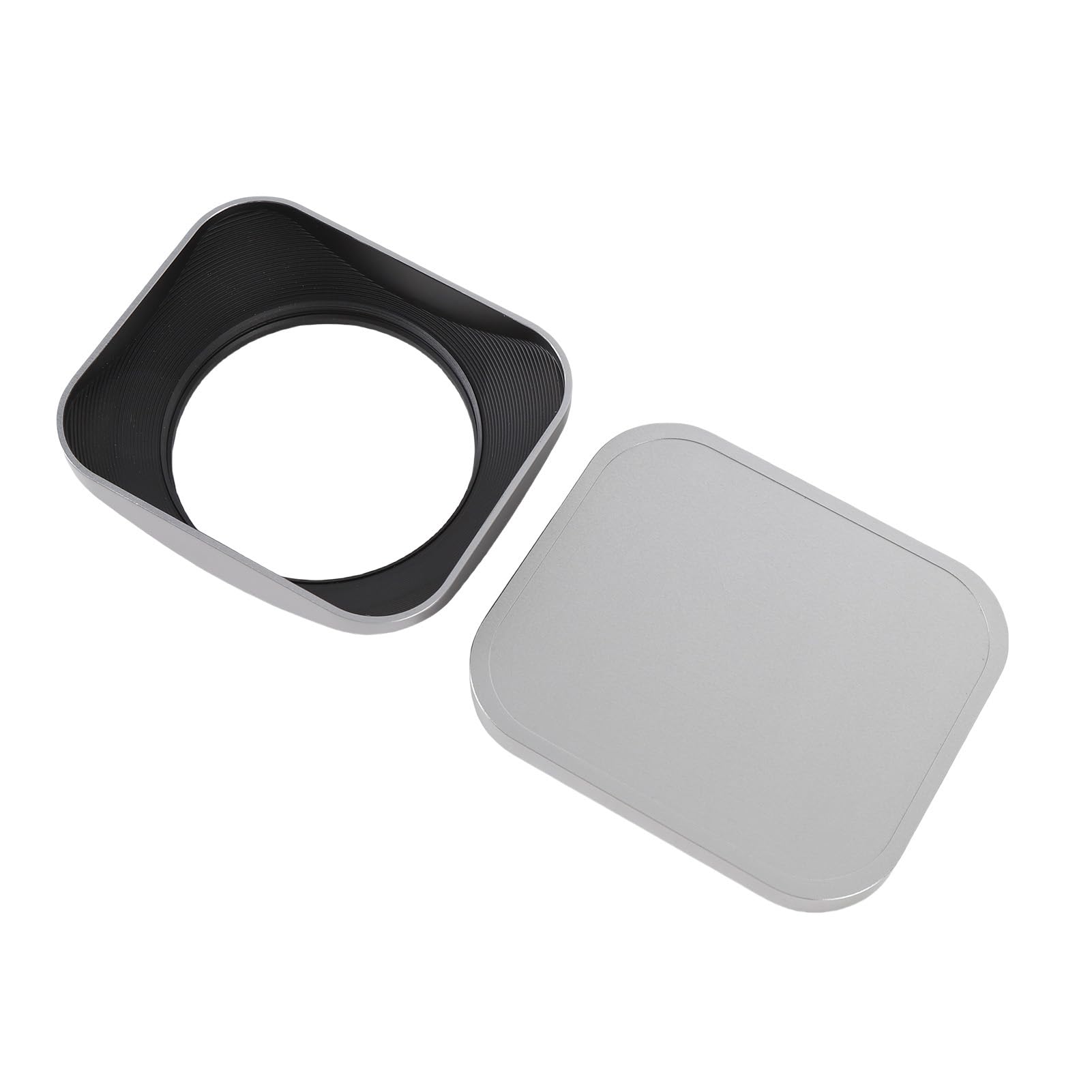 Parasol de Lente de Cámara Preciso Protector de Pantalla Liviano de Aleación de Aluminio para Mejorar la Calidad de Las Fotografías Parasol de Lente Portátil y de Ajuste Preciso para (58MM)
