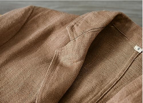 GIBZ Men's Linen Blazer Jacket Two Button Casual Unlined Sport Coat Slim Fit Lightweight2