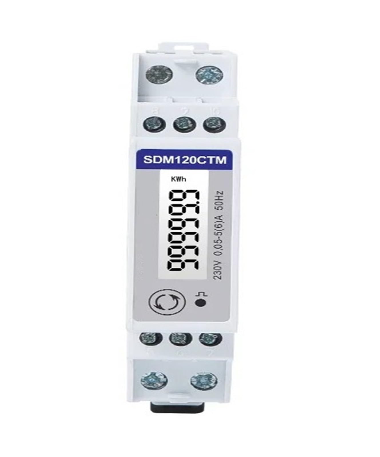 TBZOQAID Energy Meter SDM120CTM 1 Phase RS485 Power Wattmeter DIN Rail