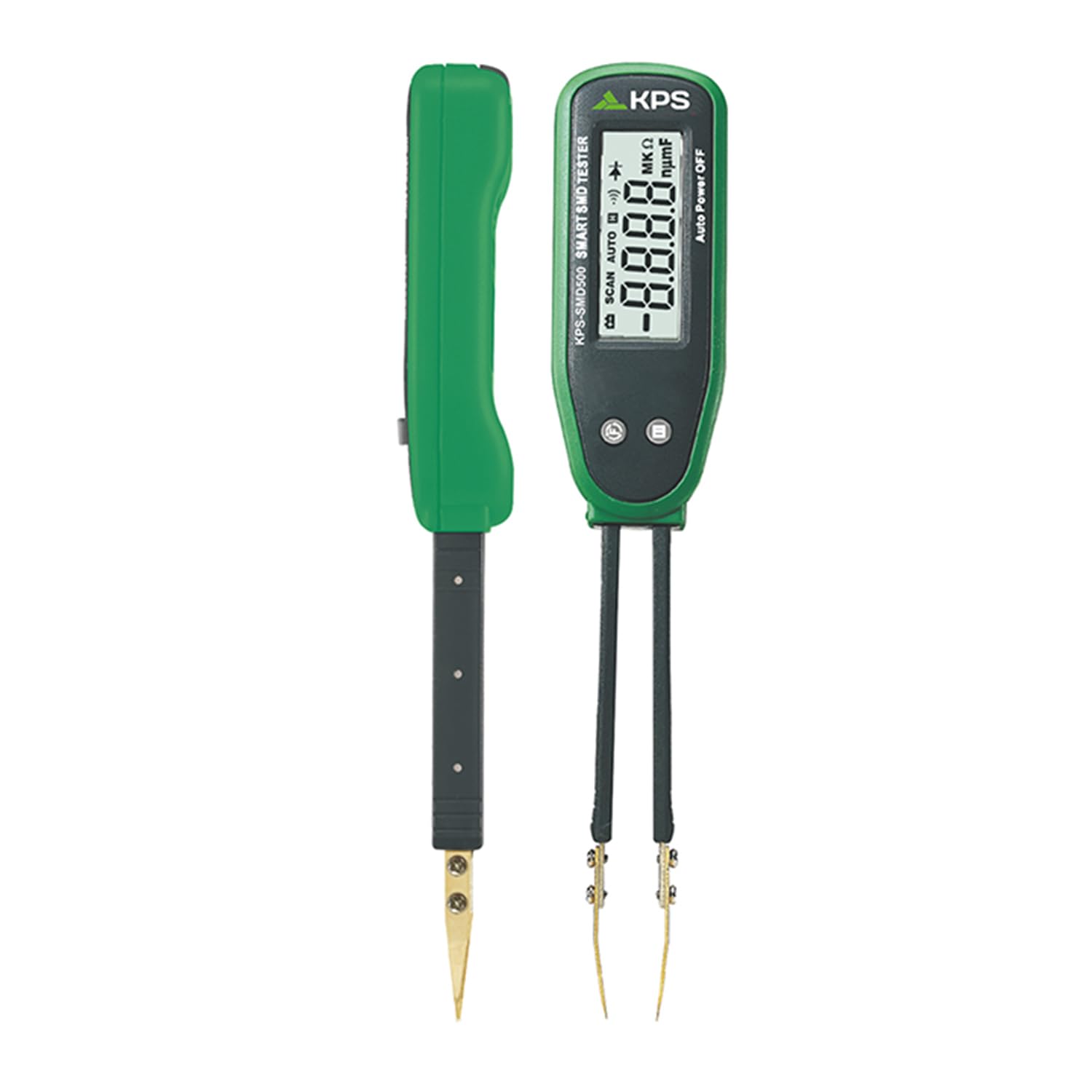 KPS-SMD500 Comprobador digital SMD Tester de Componentes para medir Reistencias Condensadores Continuidad y Diodos de forma Automática