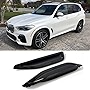 Glossy Black Side Fender Air Vent Grille Compatible with BMW X5 G05 2019 2020 2021 2022 2023 Performance Style Duct Grill Insert