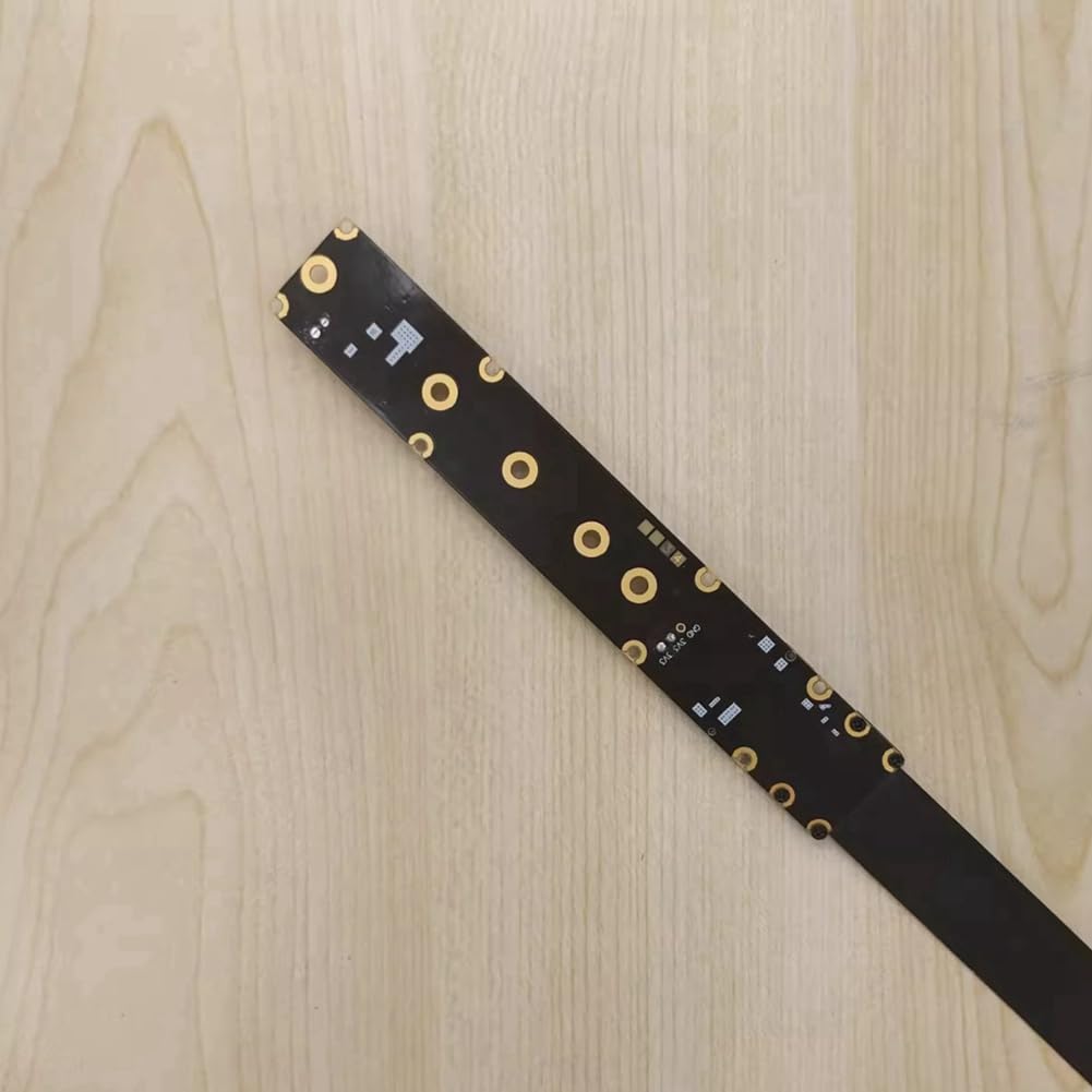 Malloy M.2 NVMe Key M PCIe 5.0 X4 Gen5 128G/Bps, kabel przedłużający FFC o wysokiej prędkości, bardzo miękki i niskostratny, 25 cm.
