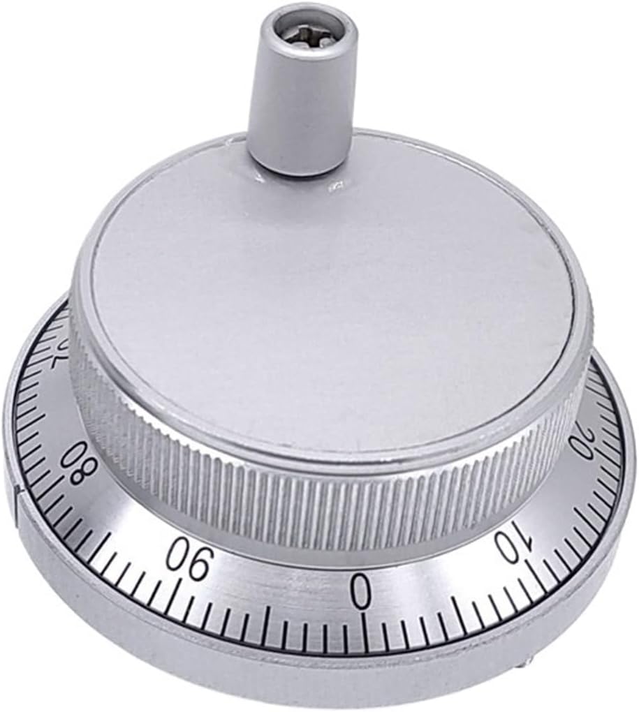 1Pc Handwheel Pulser 60mm Pulse 100 5V 4Pin 6Pins Manual Pulse Generator Hand Wheel Machine Rotary Encoder(60mm 6Pin 5V 100PPR)
