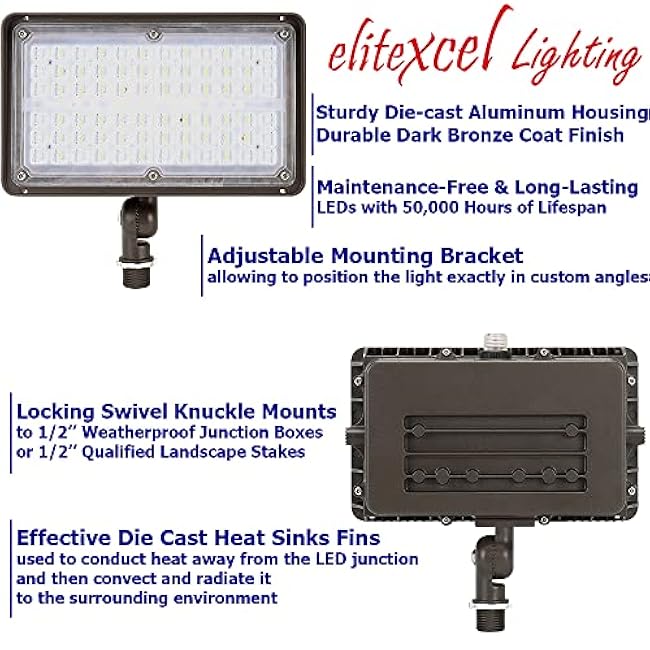 Gen4 Outdoor Lighting Commercial Flood Lights 60W 5000K Daylight