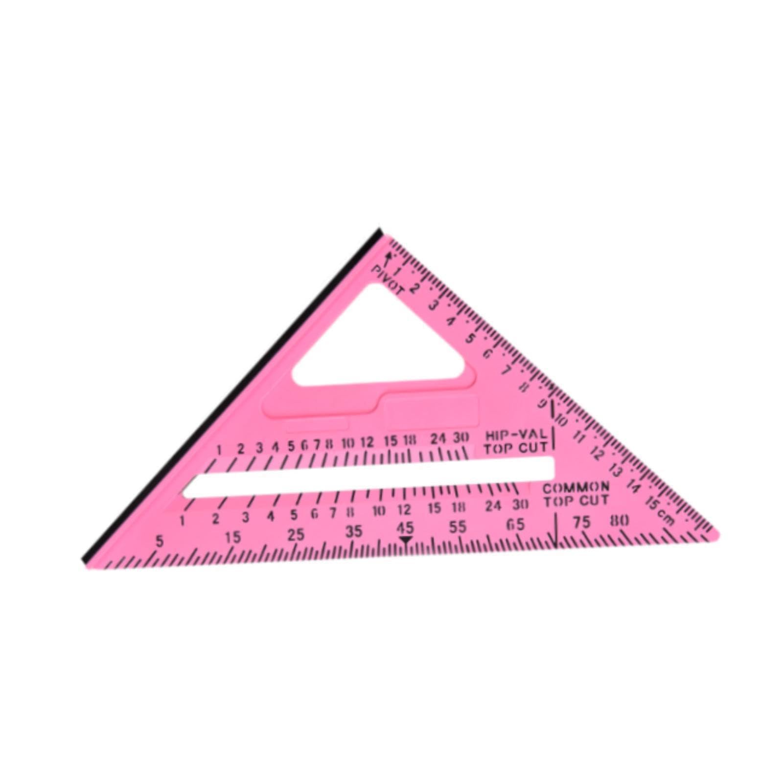 Pixzcsa Reliable Woodworking Ruler Triangle Measuring Tool Crafted For Long