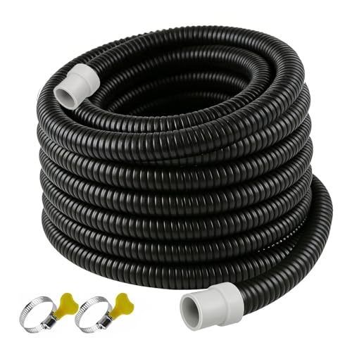 LWPLWA 16.4Ft Ribbed Hose Fits Fluval Canister Filter FX6 FX4 FX2 A20236 Fish Tank Filter Tubing Aquarium Canister Filter Hosing