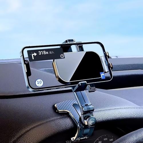 TUROL Car Phone Holder Mount for Toyota Prius 2012 2013 2014 2015, Cell Phone Holder Truck Stand Dashboard Windshield Vent 360° Rotation for Smartphones Phone Holders for Your Car