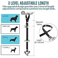 BLUETREE Dog Doorbells Premium Quality Training Potty Great Dog Bells Adjustable Door Bell Dog Bells for Potty Training Your Puppy The Easy Way - 7 Extra Large Loud 1.4 DoorBells — image 5