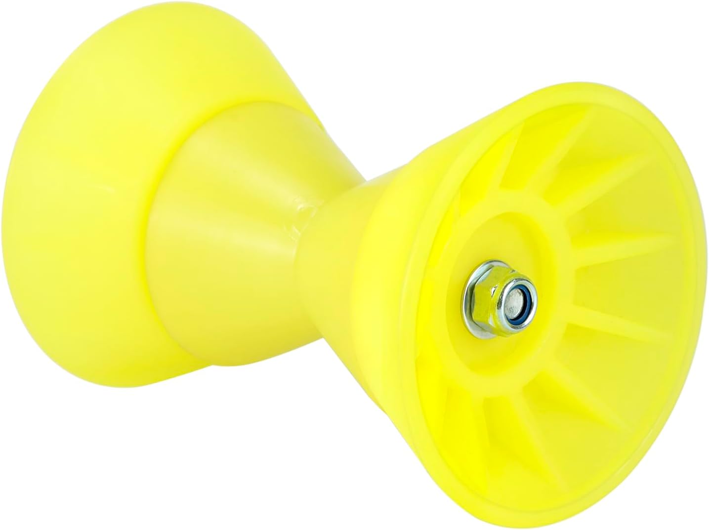 QWORK 4" x 7" Boat Trailer Roller Bow Stop, Polyurethane, 1/2" Mounting Hole, UV & Seawater Resistant