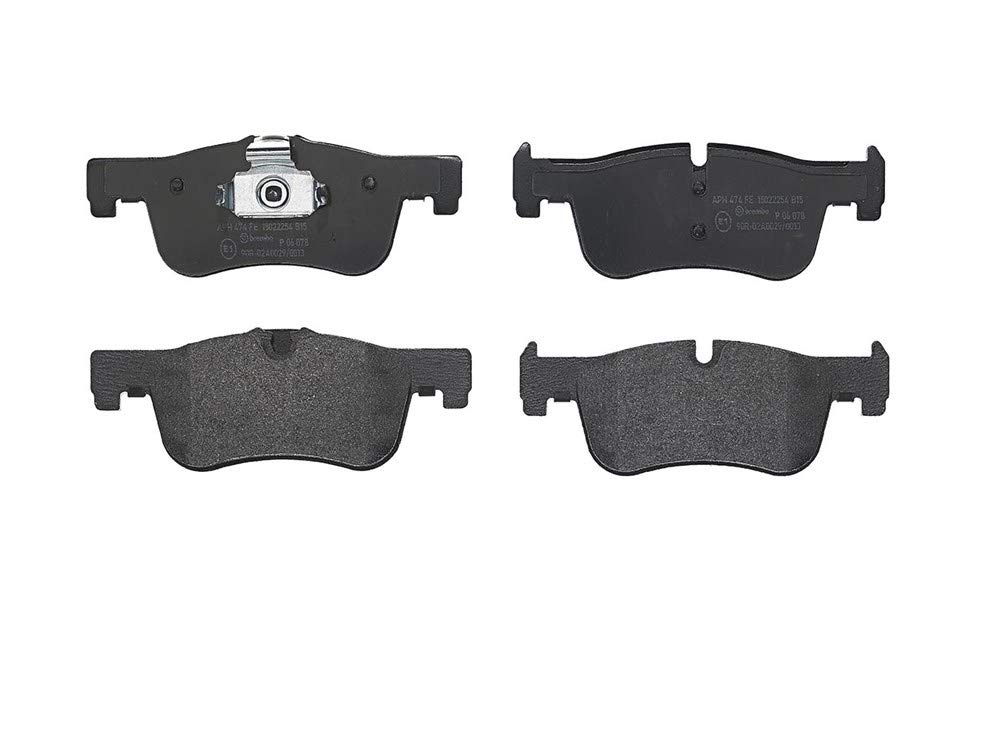 BREMBO Kit pastiglie freni Anteriore predisposto per visualizzazione avviso usura con accessori P 06 078 Compatibilità con BMW 1 Hatchback F20 1 Hatchback F21 2 Coupe F22, F87 2 Cabrio F23 1 Van F20