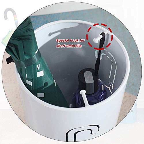 Support de parapluie en fer compact pour optimiser les entrées étroites