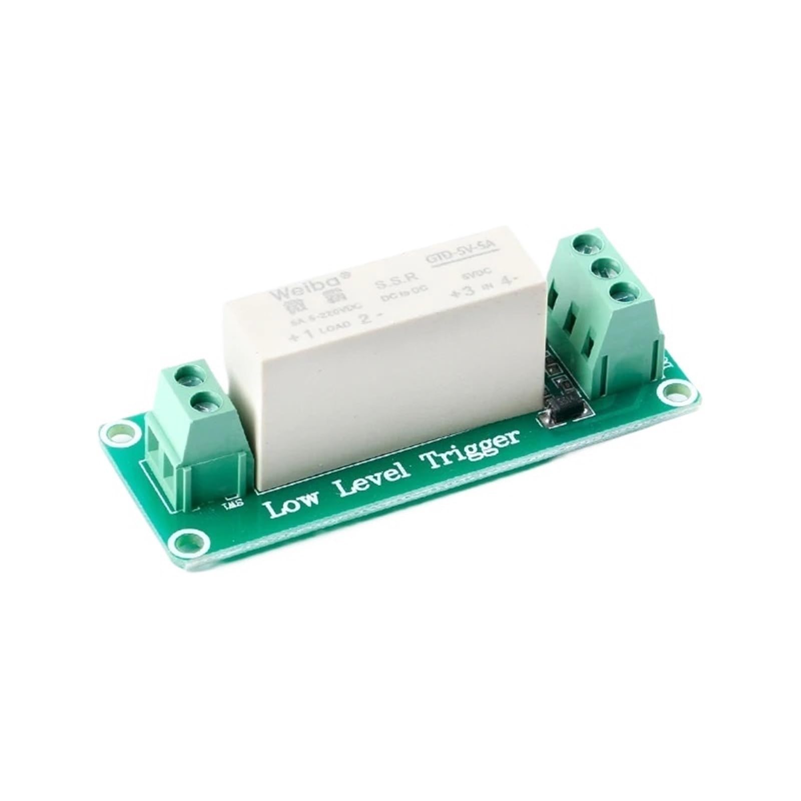 Module de relais à semi-conducteurs 5V 2 canaux carte de contrôle CC 5A