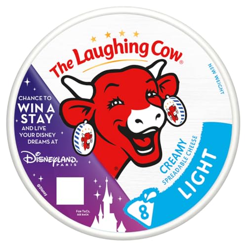 The Laughing Cow 8 Creamy Spreadable Cheese Light 120g