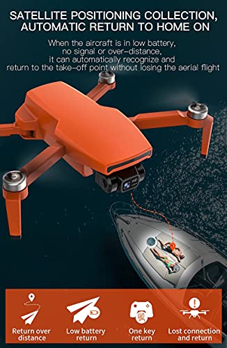 HJRBM 2021 Neue GPS-Drohne mit 4K-Kamera für Erwachsene, 5G WiFi 2-Achsen-RC-Quadcopter mit FPV Live-Video GPS Return… – Bild 4