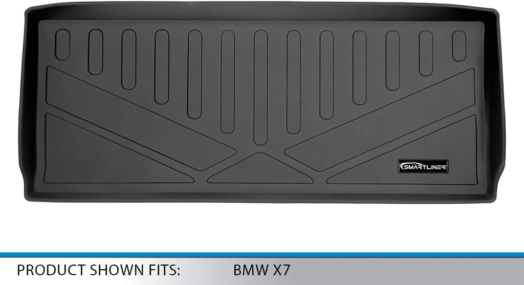 SMARTLINER All Weather Custom Cargo Trunk Liner Floor Mat Behind 3rd Row for 2021-2021 BMW Alpina XB7