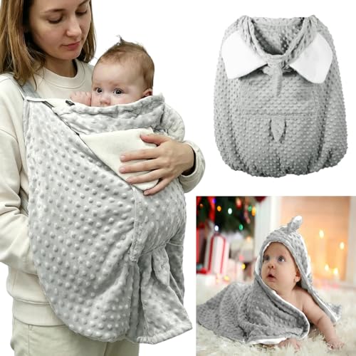 Universal Baby Carrier Cover with Hoodie and Pockets