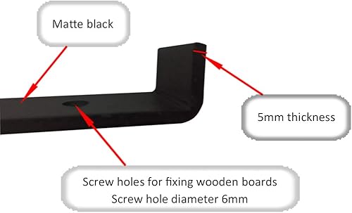 Miniatura 4 de Triángulo flotante de metal soporte de estante de labios, ángulo de pared esquina soportes de estantes, montaje en pared retro soporte de carga de