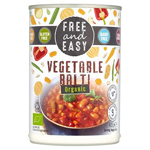 4x Gratuit Et Facile Sans Balti Légumes Bio Sans Produits Laitiers Repas Prêt 400G