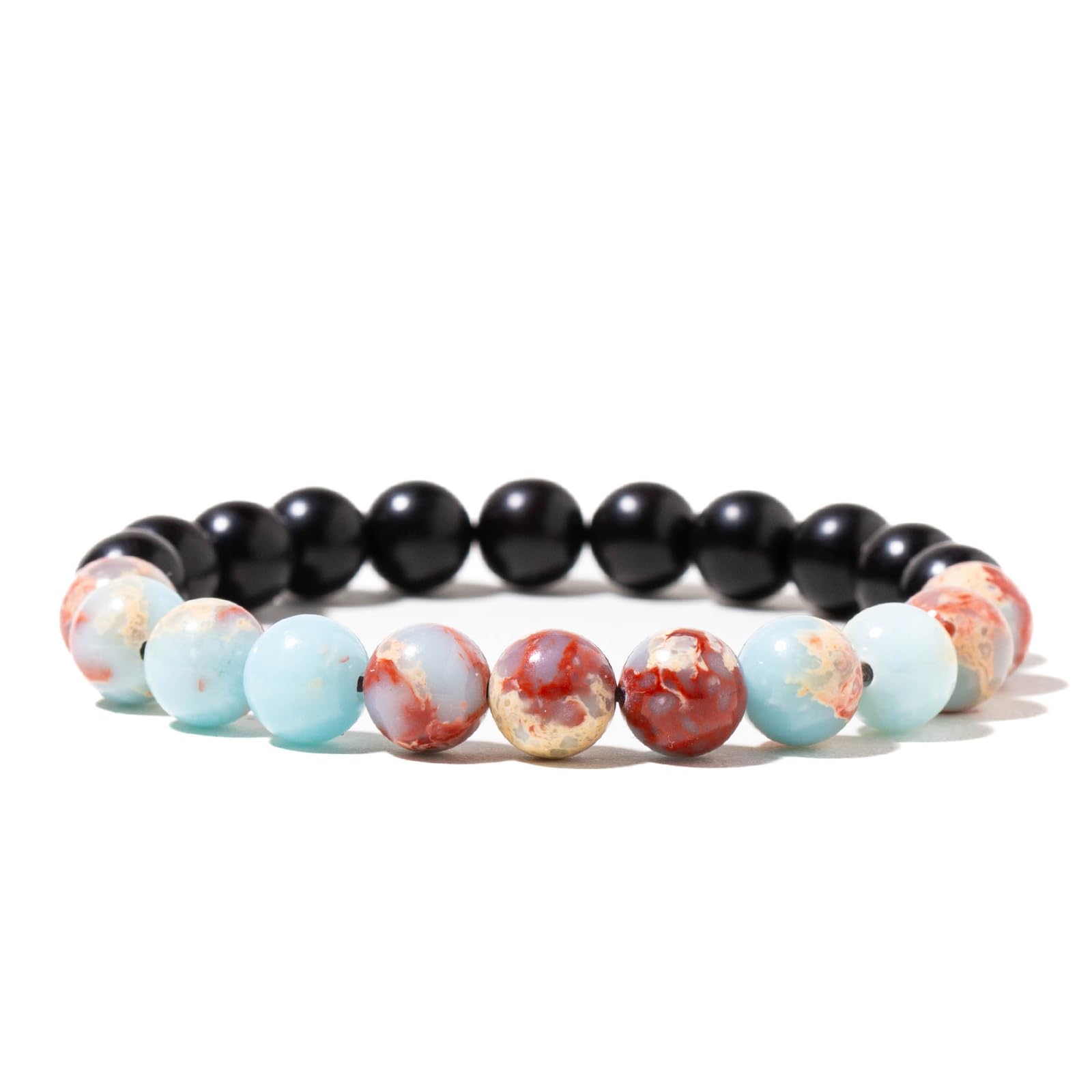Bracelets de Perles pour Femmes et Hommes, Bracelets élastiques à Perles, Bijoux de Bracelets d'amitié