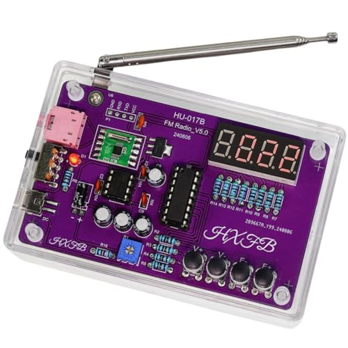 DIY FM Radio Kit, 87-108MHz Frequency Range, Soldering Practice