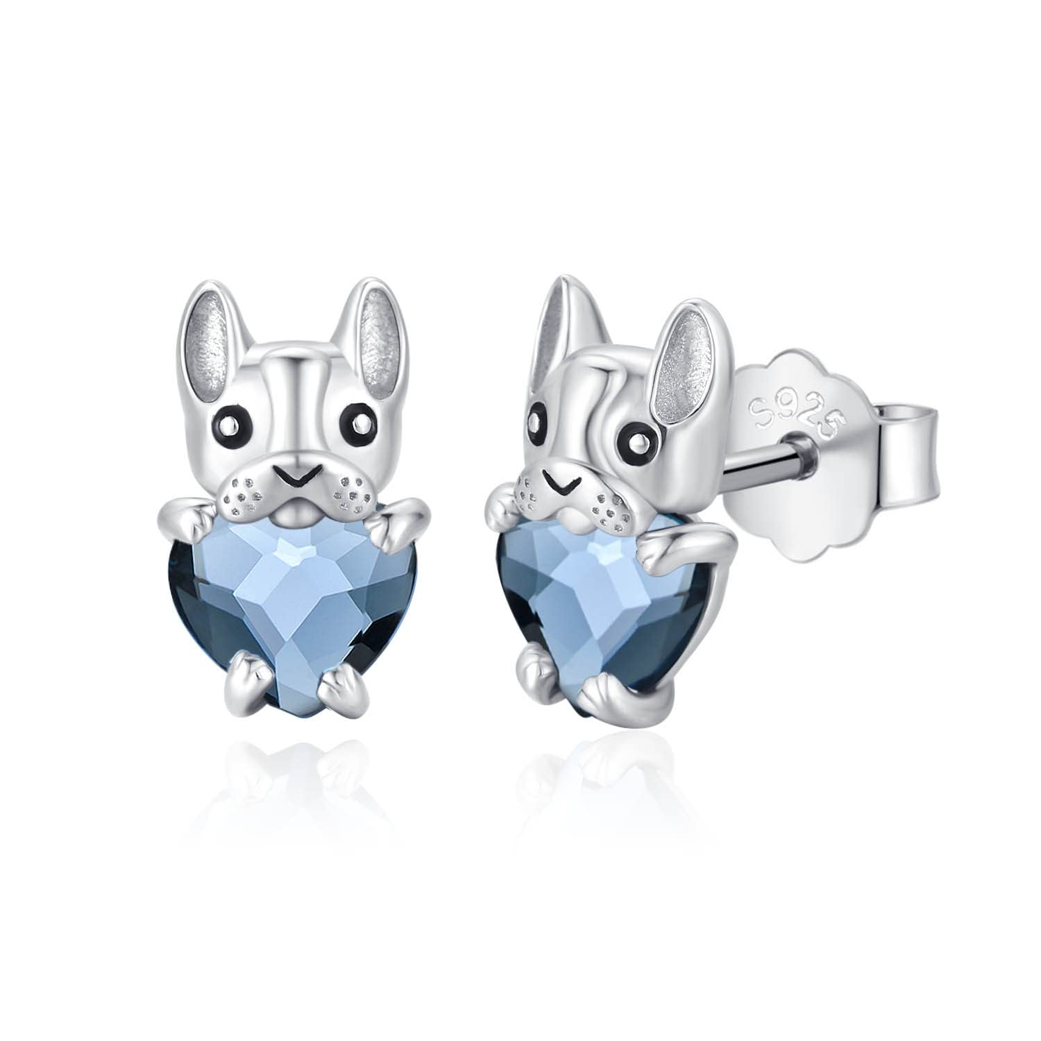925 Sterling Silver Dog Earrings Cute Animal Puppy Stud Earrings Dog Jewelry Gifts for Women Girls Pet Lover Hypoallergenic Earrings for Sensitive Ears