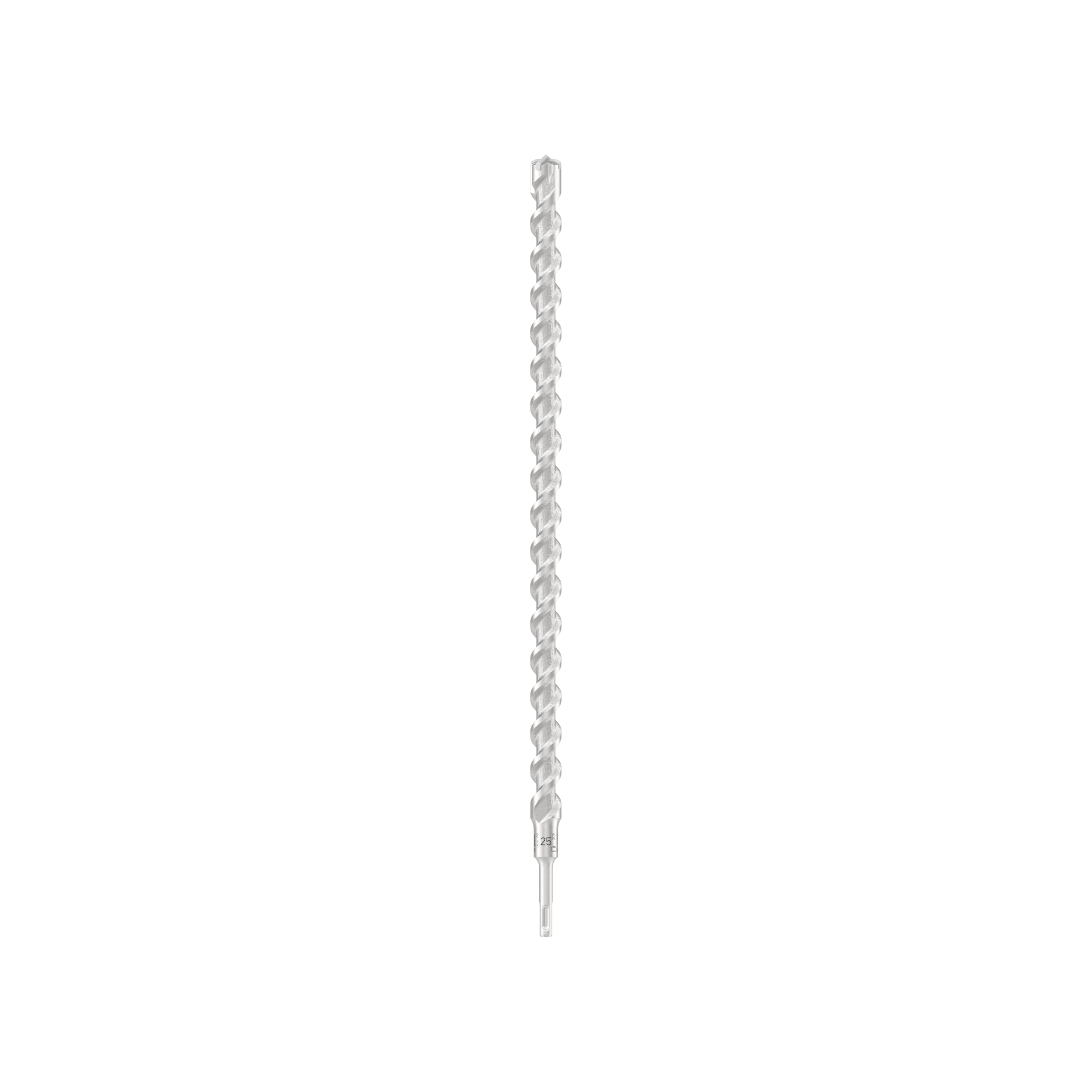 Bosch 1x Punta per martelli PRO SDS plus-5X (per Calcestruzzo armato, Calcestruzzo, Ø 25,00 mm, Professional Accessorio Martello perforatore)