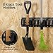 6 Pack E-Track Tool Holders |E Track Accessories for Enclosed Trailer to Keep Rakes,Shovels, Broom|e Track Tool Holder Hanger for Trailer Accessories| Tool Stabilizer for Etrack Accessories