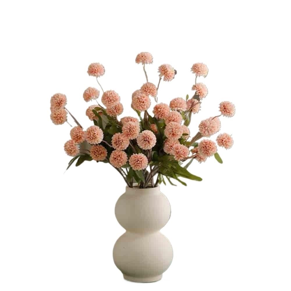 Kx9Lb8d Fake Flowers in Vase Multi-branch Dandelion Simulation Flowers Fake Flower Arrangement Home Living Room Desktop Decoration for home decor